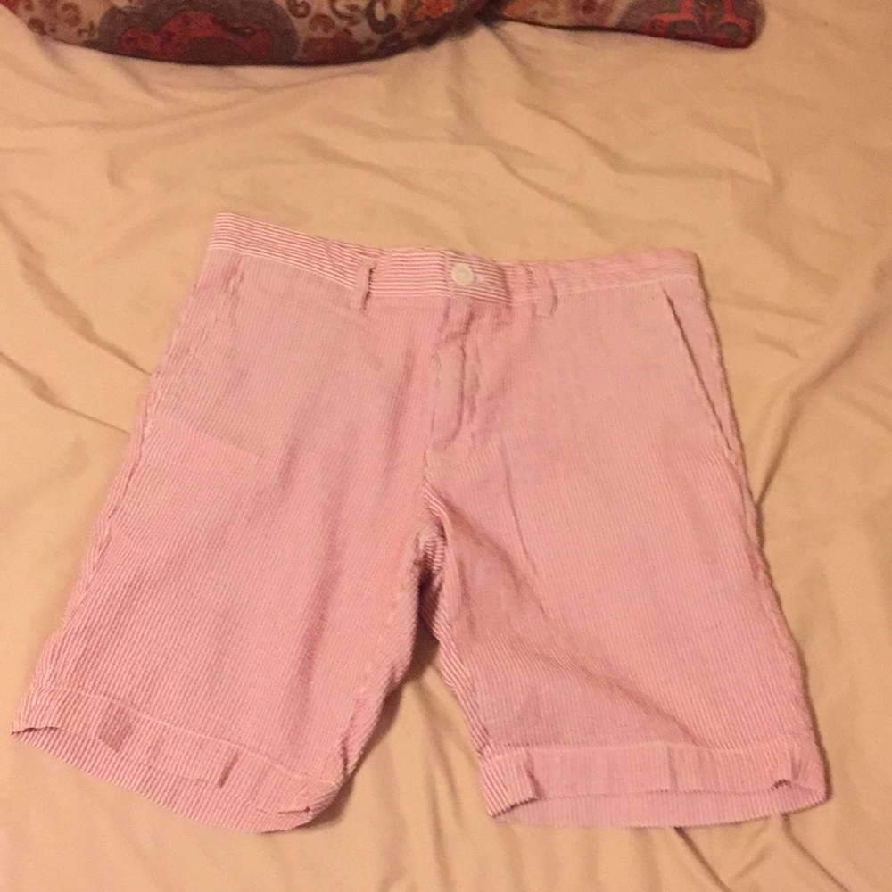 Zara striped shorts